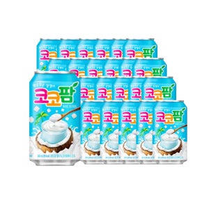 해태음료 코코팜 화이트 요구르트 340ml x 24캔 뚱캔 캔음료