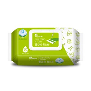 클린업 물걸레 청소포 대형 30매 5팩