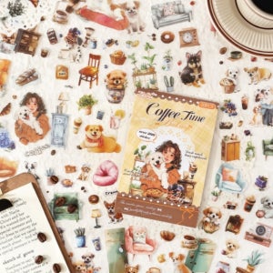 다꾸 스티커북 다이어리 꾸미기 세트 노트북 빈티지 스크랩 레트로 키치 인스타 포토 20장