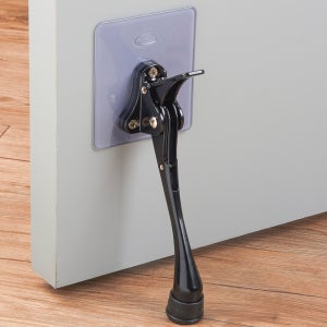 무타공접착 PC원터치말굽 대 흑색