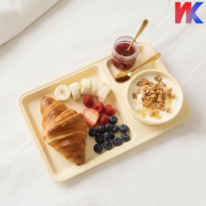 국산 멜라민 브런치 다이어트 식판 어린이 성인 가정용 간식 식판 세트 어른 어린이집 3구