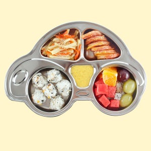 아기 식판 유아 식판 이유식기 그릇 스텐 유치원 자동차 어린이집 식판