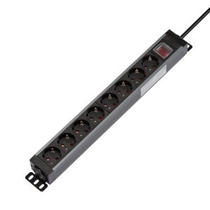 파워존 고용량 4000W 알루미늄 서버탭 멀티탭 8구 1.5M