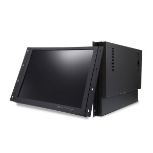 탑텍 TOP-C190 19인치 LED 산업용모니터 블랙 알루미늄 케이스 저항막 터치