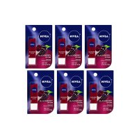 NIVEA 니베아 립 케어 립밤 (블랙베리) 6팩