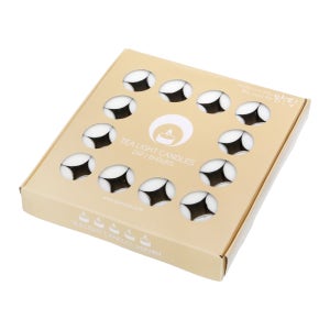 맑을담 티라이트 캔들 무향 미니 양초 8시간 25p