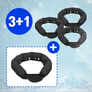 3+1 힐링팩토리 쿨넥 쿨스카프 얼음목도리 넥쿨러 여름 아이스 쿨링 400g 대용량