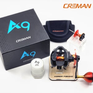 크레만 A9 초경량 5.6 지깅 우핸들 문어 쭈꾸미 참돔 선상 베이트릴 보조스풀 제공