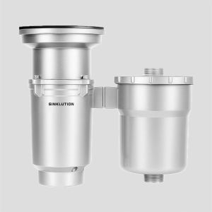 싱크루션 레볼루션 실버 음식물처리기 음식물분쇄기 페달스위치