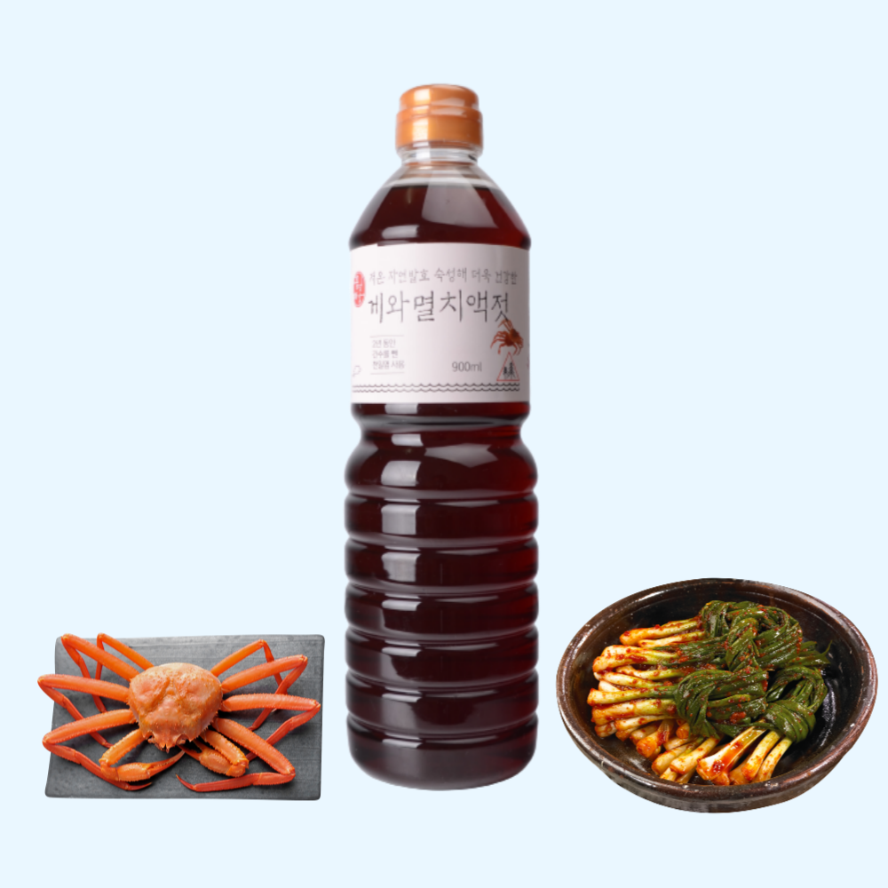꽃게액젓 파김치 홍게 김장 무첨가 30년전통 900ml