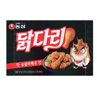 농심 닭다리 핫숯불바베큐 66g