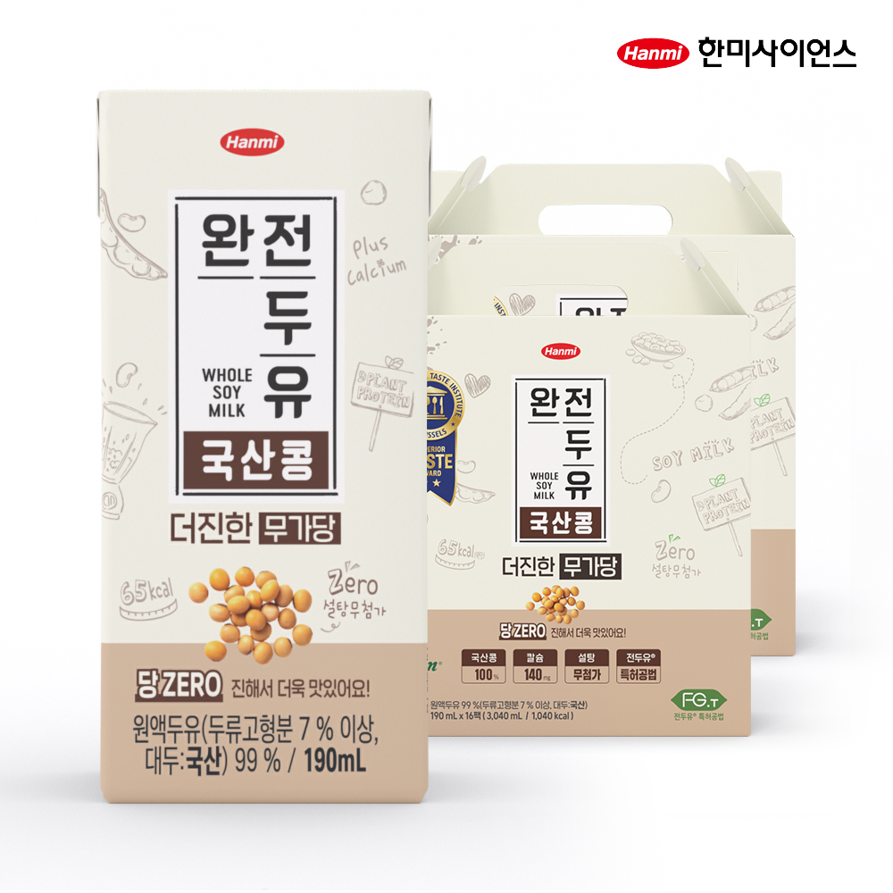 완전두유 국산콩 더진한 무가당 제품 이미지