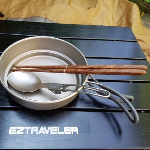 이지트래블러 티타늄접이식수저세트(계시목) 케이스포함