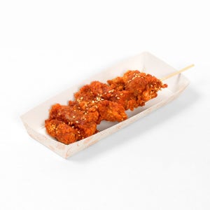 (DK) 일회용 다용도 종이 접시 사각 트레이 떡포장 용기 28호 1800개