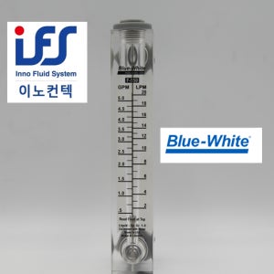 블루화이트 bluewhite 물유량계 flowmeter 플로우미터 F550 시리즈 판넬타입_유량조절밸브 없음