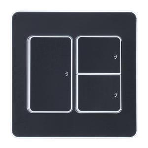 디아트 스위치 중3구 2개용 전등 전기 커버 교체 다크네이비