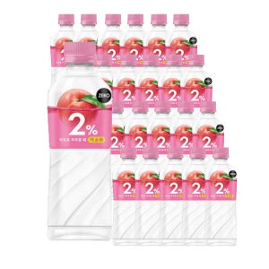 롯데칠성 2% 이프로부족할때 복숭아 제로 500ml x 24페트 이온음료 음료수