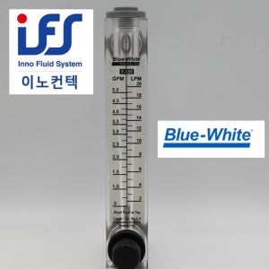 블루화이트 bluewhite 물유량계 flowmeter 플로우미터 F550 시리즈 물유량계 판넬타입 유량조절밸브 있음