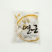 그린무역 냉동 연근 슬라이스 1kg