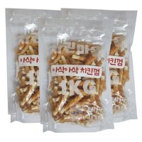 치킨마을 대용량 대포장 강아지 간식 아삭아삭 치킨껌 1kg