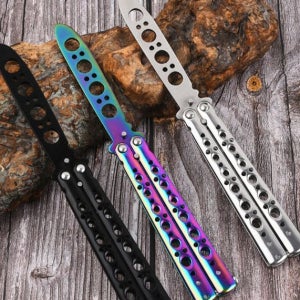 연습용 트레이너 나비칼 다용도칼 발리송 나이프