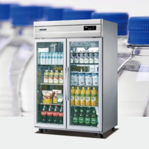 우성 간냉식 45박스 올냉동 샷시유리문 - WSFM-1260DF(2G)