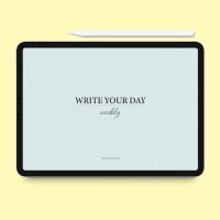 굿노트 아이패드 만년다이어리 플래너 / 위클리 write your day