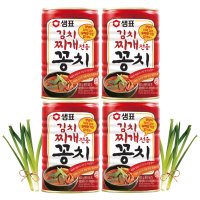 샘표 김치찌개용 꽁치 통조림 캔 400g x 4개