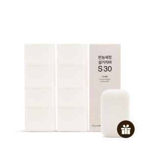 [수세미증정] 톤28 고체 주방세제 S30 1200g (녹차+병풀/만능세정) 제로웨이스트