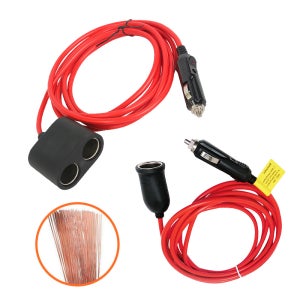 고출력 차량 시거잭 연장 케이블 2종 12v 24v 겸용