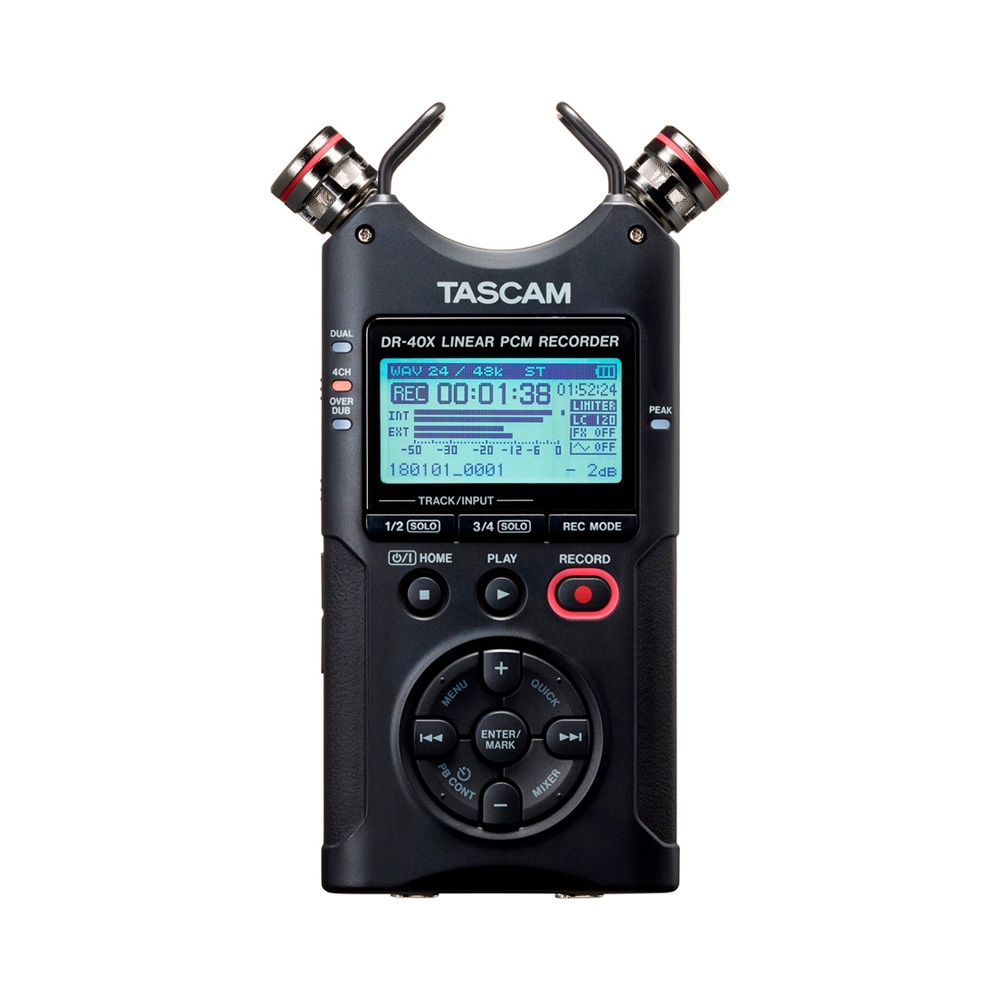TASCAM DR-40X 타스캠 4트랙 휴대용 핸디보이스레코더