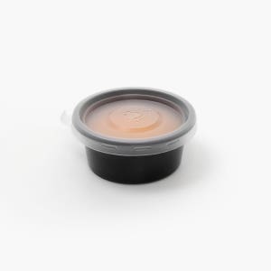 70파이 소 블랙 소스 일회용기 3000세트 / 40cc 소분 포장 배달용기