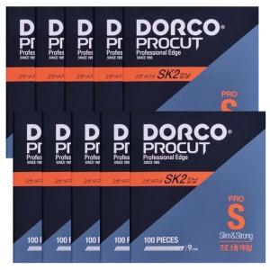도루코 프로컷 SK2 PRO S 전문가용 커터칼날 1000개입 소형칼날