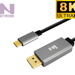 USB3.1 C타입 to DP 1.4 케이블 1.8M IN-U31DP8K18AL