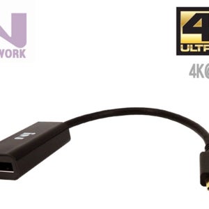 인네트 USB 3.1 TO DP 슬림형 컨버터 IN-U31DPBK