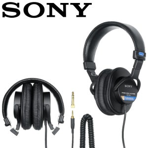 SONY 소니 DJ 프로페셔널 모니터 헤드폰 스탠다드 MDR-7506 유선 고성능