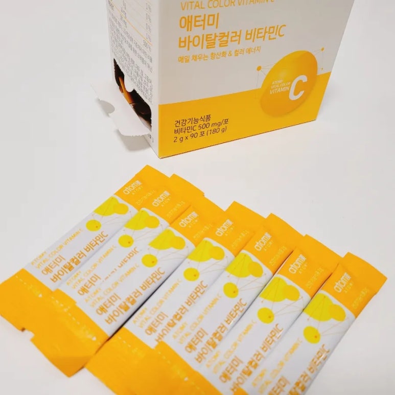애터미 바이탈컬러 비타민C 2g x 90포 (3개월분)