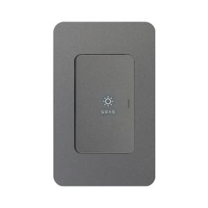 디아트 스위치 일괄소등 1구 20A 전등 전기 커버 교체 다크그레이