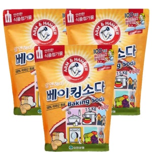암앤해머 베이킹소다 1.5kg+600g X3개