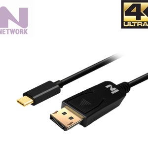 인네트 C to DP 1.2 케이블 1.8m 블랙 IN-U31DP4K18BK