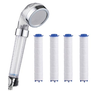 리셀 NEW 100 수압상승 녹물제거 샤워기(필터포함) 1개+필터 3개