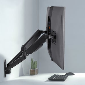 엔산마운트 LWA-125B 듀얼 모니터암 모니터 거치대 상하좌우 벽걸이 브라켓