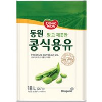 동원 맑고 깨끗한 콩식용유 콩기름 업소용 18L