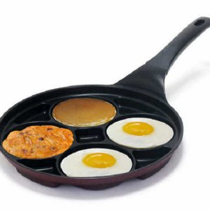 국산 키친아트 4구 멀티 에그팬 브런치팬 원형 달걀 계란 후라이팬 팬케이크팬