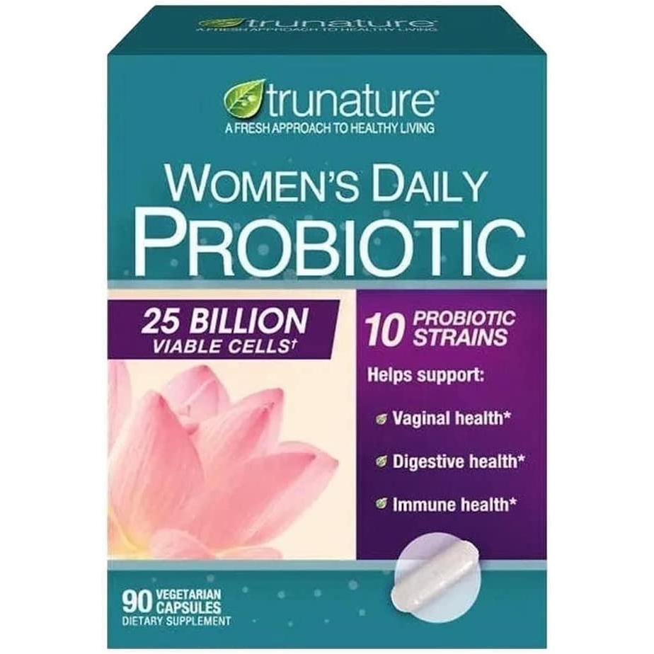 <b>트루네이처</b> 우먼 데일리 프로바이오틱 질유산균 <b>trunature</b> Women’s Daily Probiotic 25억 90캡슐