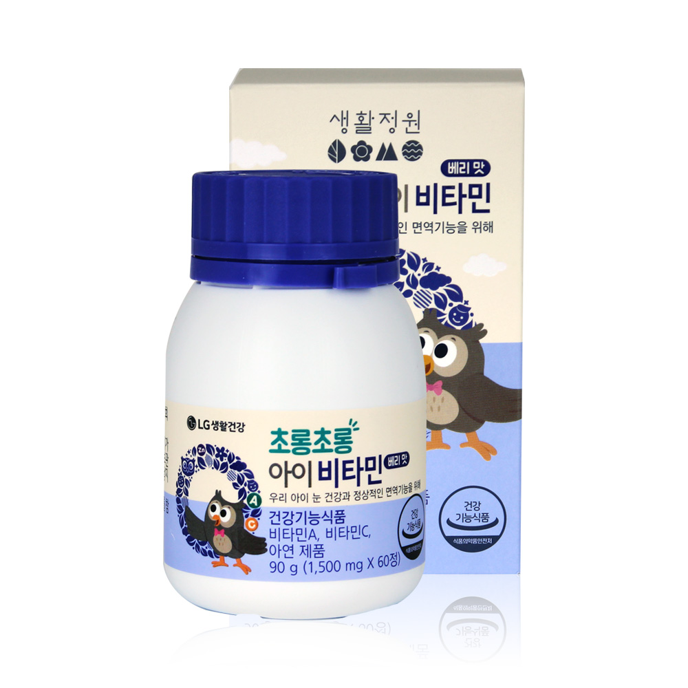 생활정원 초롱초롱 아이비타민 60정