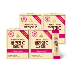 애플트리 이너뷰티 콜라겐C 프리미엄 30포, 4개