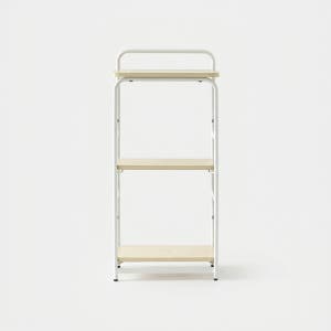 OLLSON 선반 400mmx300mmx870mm, 3단, 화이트 8200.3697