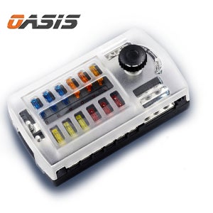 자동차 휴즈박스 접지형 12구 고용량 300A 60V 소켓 케이스 고급 신형