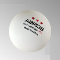 에이브로스 3성 ABROS 40+ ITTF공인 시합구(ABS소재)3개입/6개입